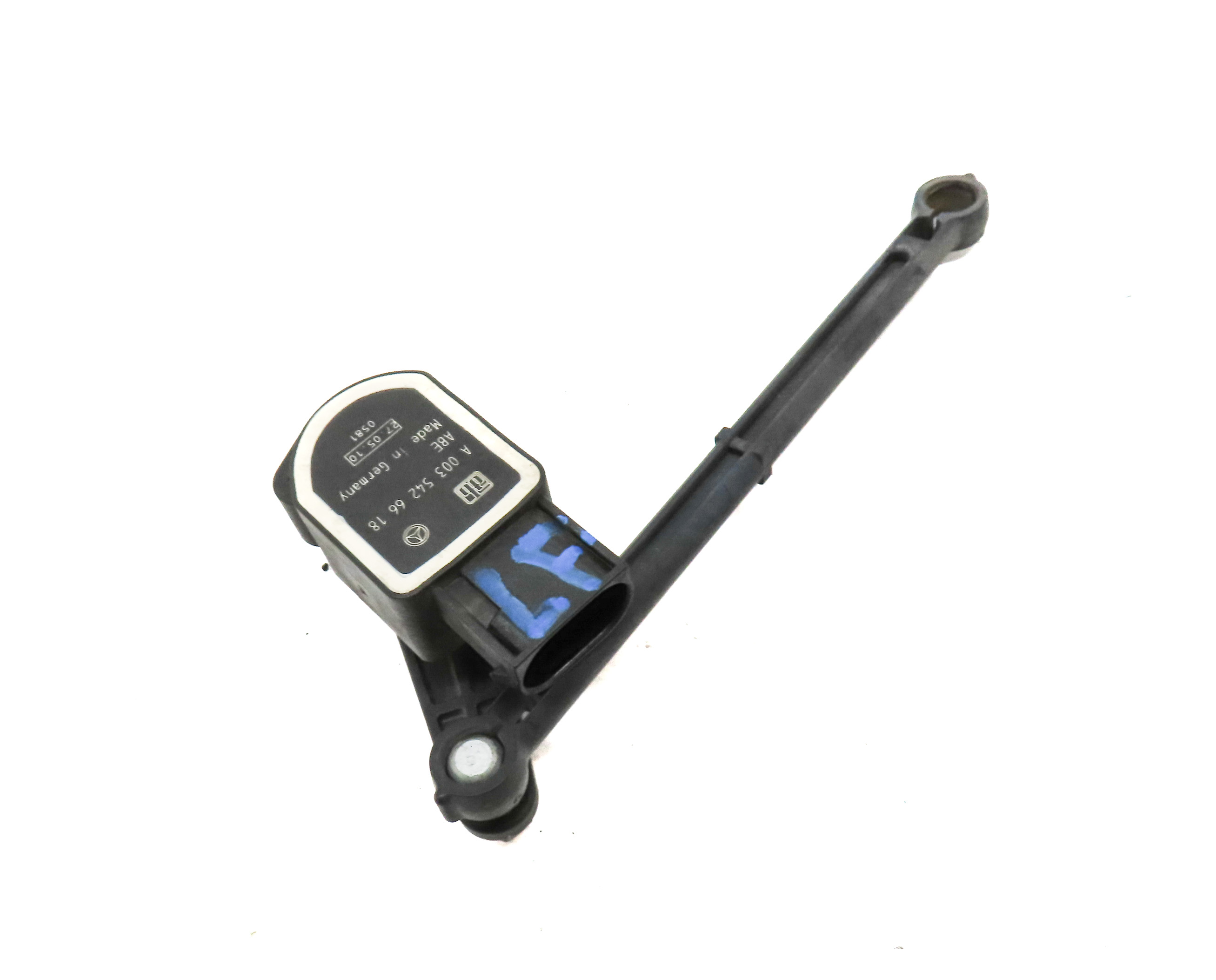 2011 MERCEDES GLK350 (X204) FRONT LEFT DRIVER SUSPENSION HEIGHT LEVEL SENSOR — exact item pictured